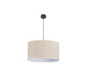 Abrila colgante modelo happy beige con pantalla de 3 luces
