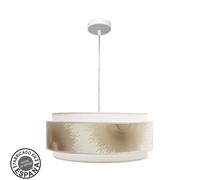 Abrila colgante modelo nepal blanco con doble pantalla
