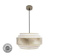 Abrila colgante modelo nepal dorado con triple pantalla