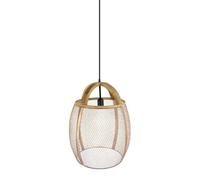 Abrila colgante natural modelo coimbra marron 1 luz
