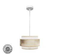Abrila colgante pequeño modelo nepal blanco con pantalla