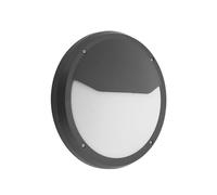 Abrila Coliandro Negro - Aplique Exterior Moderno Policarbonato 65 Ip