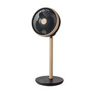 Abrila Colibri Negro-Madera 25W - Ventilador De Pie 3 Aspas