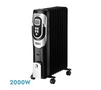 Abrila 198432009 - Radiador de aceite negro de 9 elementos 2000 W