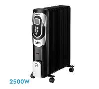 Abrila Confort Negro / Plata - Radiador De Aceite 2500 W