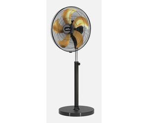 Abrila Crucero Negro-Oro - Ventilador Industrial De Pie 209W