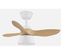 Ventilador De Techo Metal Blanco Cubico