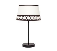 Abrila Dalia Beige / Marrón - Lámpara Sobremesa Clásico 1Xe14 25 Cm