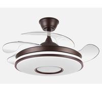 Abrila Dani Marrón 59W 107Cm - Ventilador De Techo 4 Aspas Retráctil