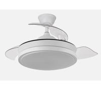 Abrila DC ESCORPION MINI - Ventilador de Techo con 3 Aspas Desplegables 59 W y 6 Velocidades