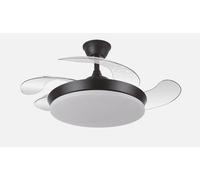 Abrila Dc/R Tridente Mini Negro - Ventilador De Techo 59W