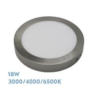 Abrila Diorita Níquel - Downlight Superficie 18 W 3000-4000-6500K