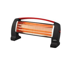 Abrila Edipo Negro/Rojo - Estufa Eléctrica 1200 W