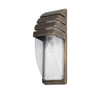 Abrila Elnath Negro / Oro - Aplique Exterior Moderno Metal / Policarbonato 44 Ip