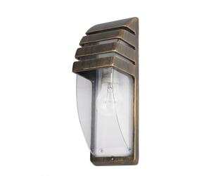Abrila Elnath Negro / Oro - Aplique Exterior Moderno Metal / Policarbonato 44 Ip