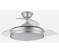Abrila Esparta Plata - Ventilador De Techo Aspas Retráctiles 59W