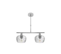 Abrila Estela Cromo - Lámpara Moderna 2Xe14