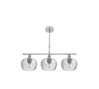 Abrila Estela Cromo - Lámpara Moderna 3Xe14