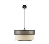 Abrila Felix Negro / Dorado - Colgante Moderno 1Xe27 50 Cm