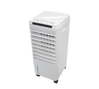 ABRILA- Climatizador Evaporativo Glaciar Blanco 80W | Humificador | 7L | 3 Velocidades | Orientable | Acumulador de Frío