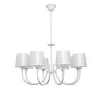 Abrila Guadalajara Blanco - Lámpara Clásica 1Xe14