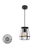 Abrila Guia Negro - Colgante Moderno 1Xe27 18 Cm