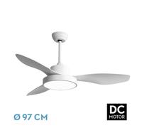Abrila Hayate Blanco - Ventilador De Techo Aspas Normales 24 W E