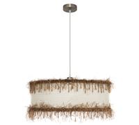 Abrila Hilos Beige - Colgante Clásico 1Xe27 50 Cm