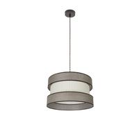Abrila Home Negro/Beis/Marrón - Colgante Moderno 1Xe27 40 Cm
