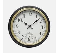 Abrila Horacio Negro-Oro - Reloj De Pared 30Cm