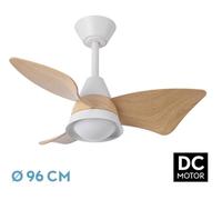 Abrila Jaguar Blanco-Haya 30W - Ventilador De Techo 3 Aspas