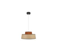 Abrila Jia Natural/Calabaza - Colgante Moderno 1Xe27 40 Cm