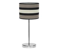 Abrila Karla Topo/Beis - Lámpara Sobremesa Moderno 1Xe27 25 Cm