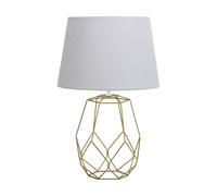Abrila Labeo Oro - Lámpara Sobremesa Decoración 1Xe27 33 Cm