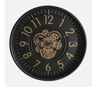 Abrila Lacio Oro-Negro - Reloj De Pared 46Cm