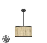 Abrila lampara 40 cm modelo moda con pantalla cañizo