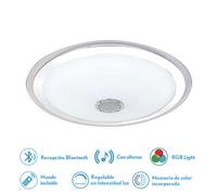 Abrila Magallanes Blanco / Cromo - Plafón Moderno 72W