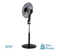 Abrila Magico Negro/Gris - Ventilador De Pie 220-240 V