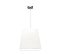 Abrila Maldívas Níquel / Blanco - Colgante Clásico 1Xe27