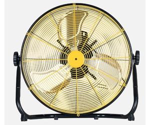 Abrila Mapache 140W Negro-Amarillo - Ventilador Industrial 3 Aspas