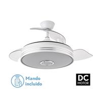 Abrila Matanuska Blanco - Ventilador De Techo Aspas Retráctiles 72 W A+