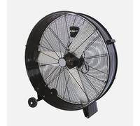 Abrila maximum ventilador industrial 360w negro con ruedas 87 cm