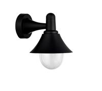 Abrila Mentol Negro - Aplique Exterior Clásico Policarbonato 44 Ip