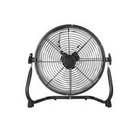 Abrila Midas Negro-Cromo 60W - Ventilador Industrial 3 Aspas