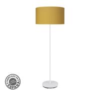 Abrila Moda Blanco/Amarillo - Lámpara Pie Salón Moderno 1Xe27 40 Cm