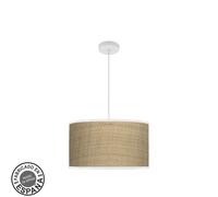 Abrila Moda Blanco/Cañizo Claro - Colgante Moderno 2Xe27 40 Cm