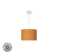 Abrila Moda Blanco / Naranja - Colgante Moderno 1Xe27 30 Cm