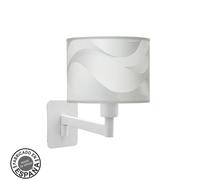 Abrila Moda Blanco/Ola Gris - Aplique Moderno 1Xe14