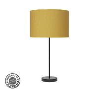 Abrila Moda Negro/Amarillo - Lámpara Sobremesa Moderno 1Xe27 30 Cm