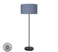 Abrila Moda Negro/Azul - Lámpara Pie Salón Moderno 1Xe27 40 Cm